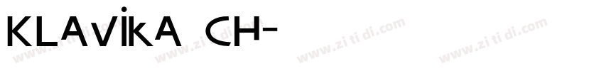 Klavika ch字体转换